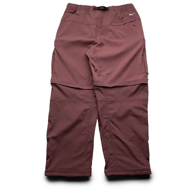 Nike ACG Smith Summit Cargo Pants - Burgundy Crush/Black