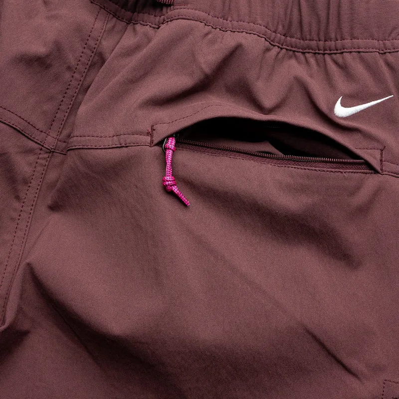 Nike ACG Smith Summit Cargo Pants - Burgundy Crush/Black