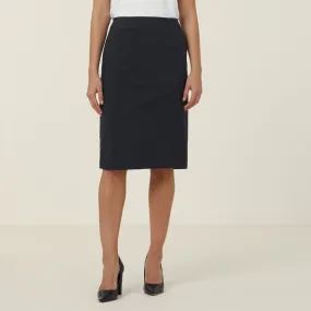 NNT Uniforms Stretch Wool Blend Panel Pencil Skirt (CAT2MG)