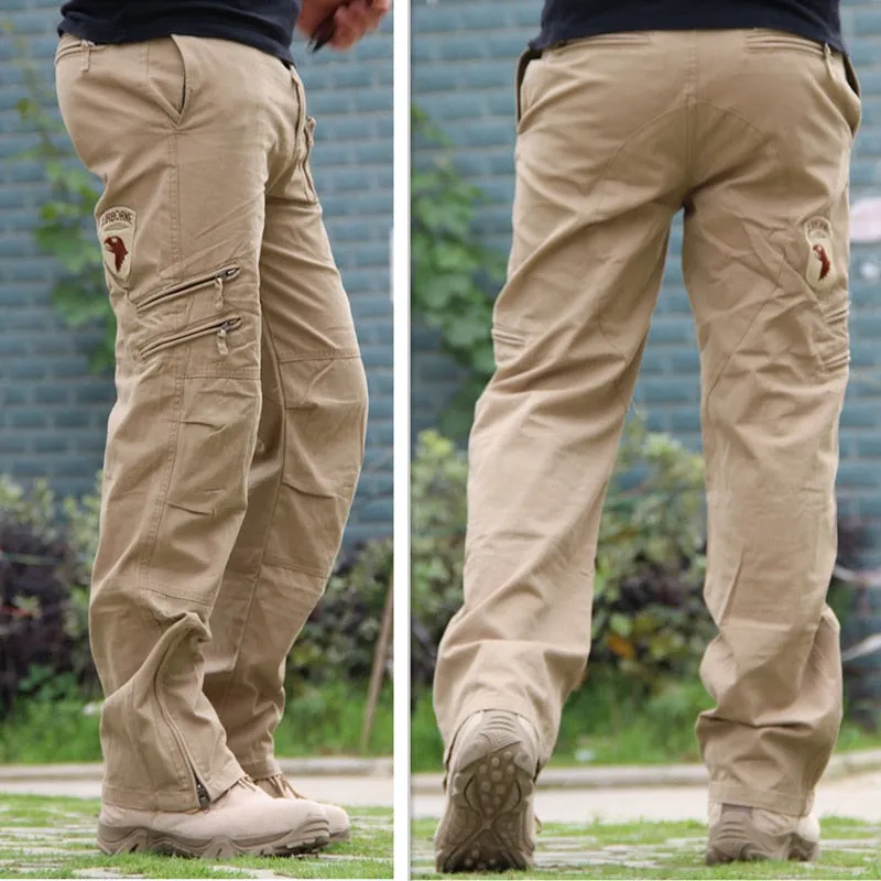 Nsqured "Tactical Terrain" Men's Cotton Cargo Pants