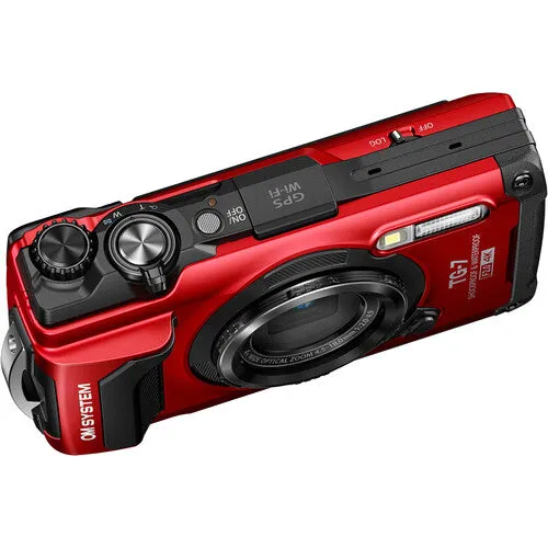 OM SYSTEM Tough TG-7 Digital Camera - Red