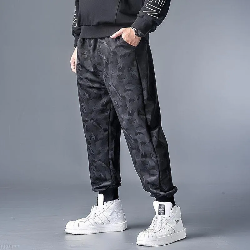 Oversize Camouflage Sports Pants for men Breathable Quick Dry Men's Joggers