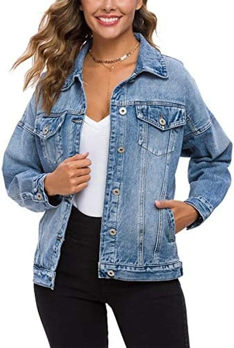 Oversized Boyfriend Denim Jacket