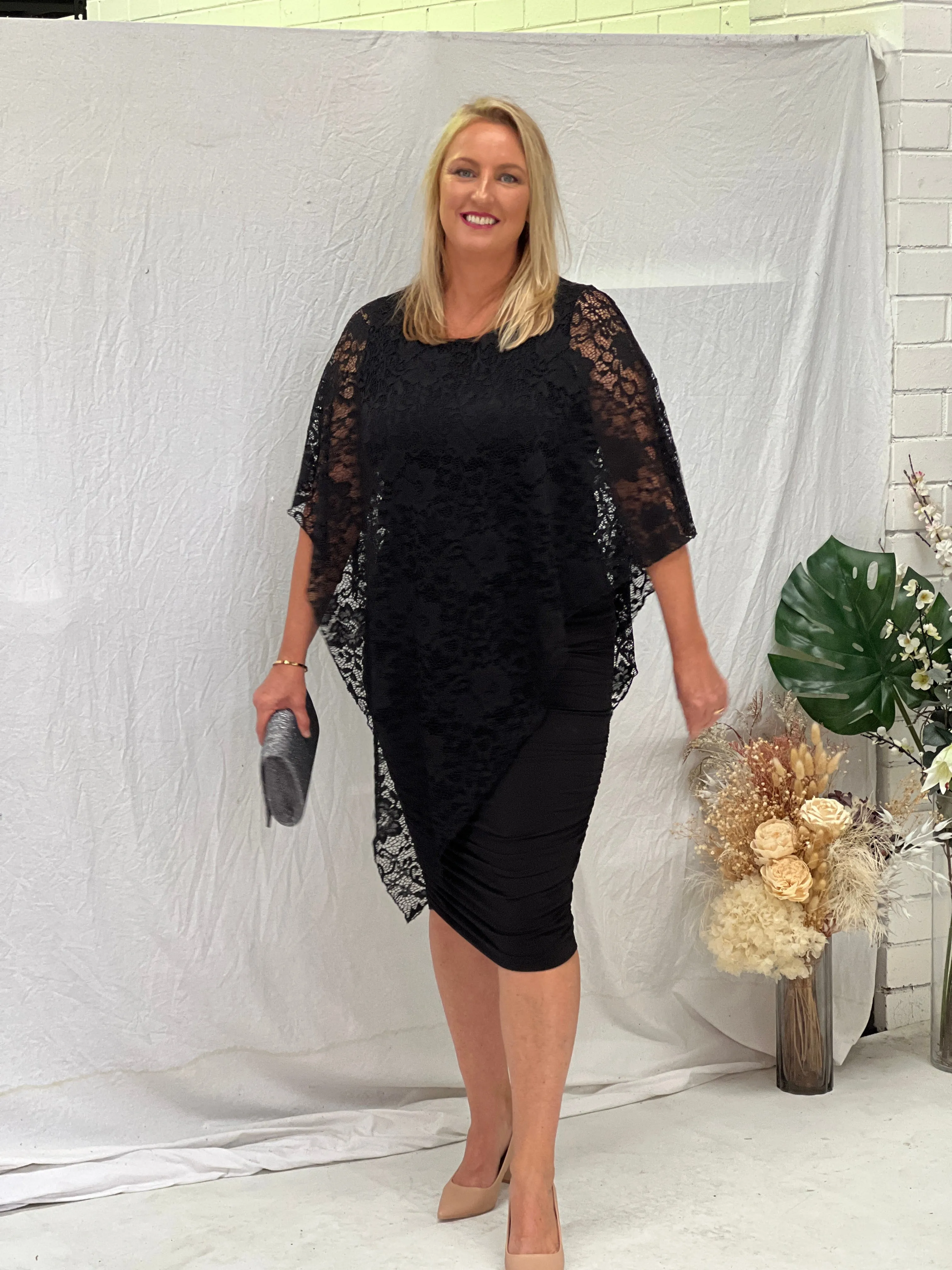 Owen Black Lace Top