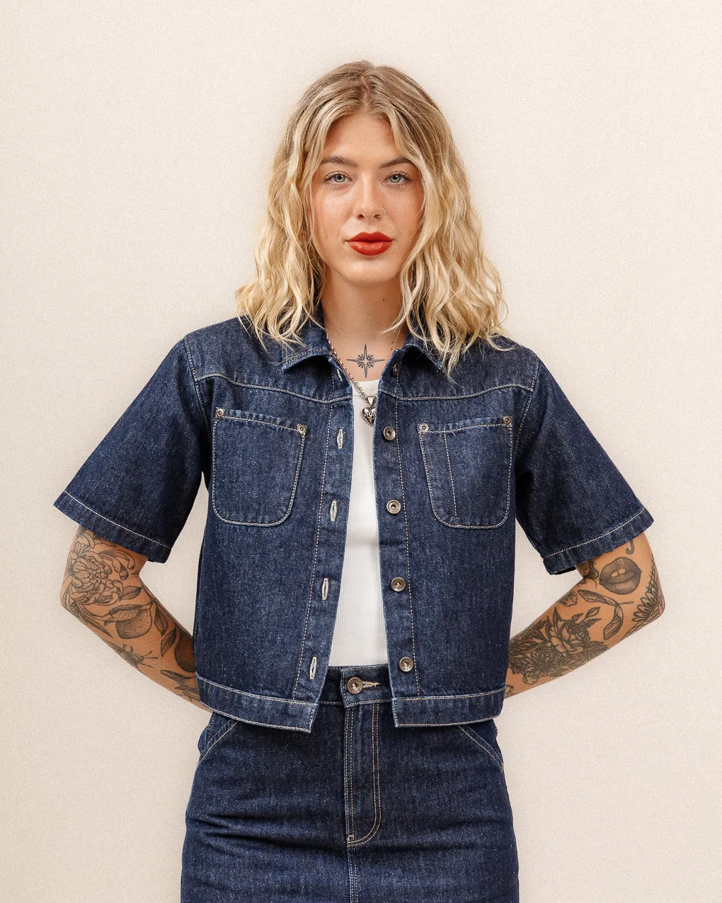 Parlor Denim Shirt - Navy