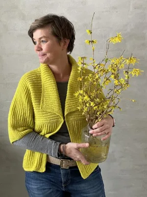 Patent jacket by Hanne Falkenberg, knitting pattern