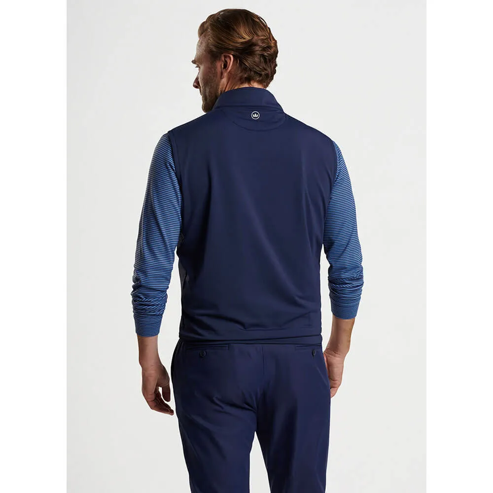 Peter Millar Galway Performance Quarter-Zip Vest - Navy*