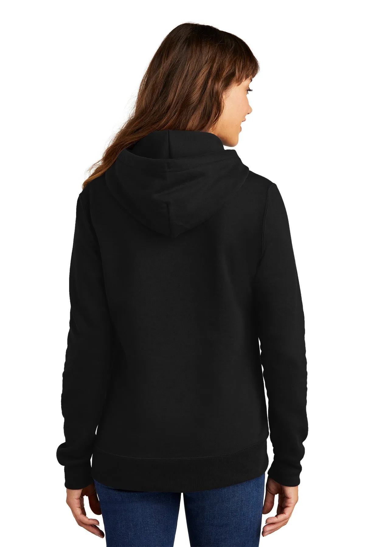 Port & Company Ladies Core Fleece Customized Hoodies, Jet Black