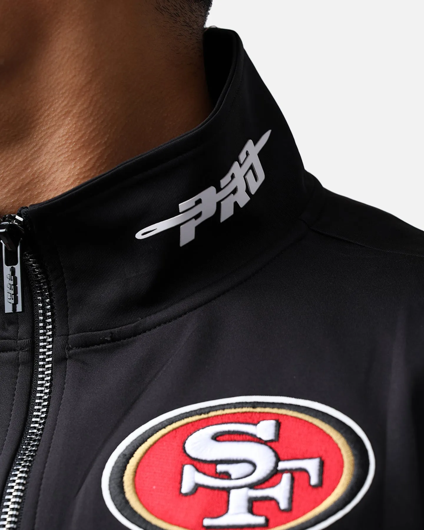 Pro Standard San Francisco 49ers Fast Lane Track Jacket Black/Red