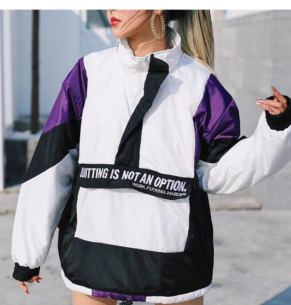 Quitting Is Not An Option Windbreaker Jacket