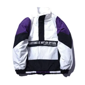 Quitting Is Not An Option Windbreaker Jacket