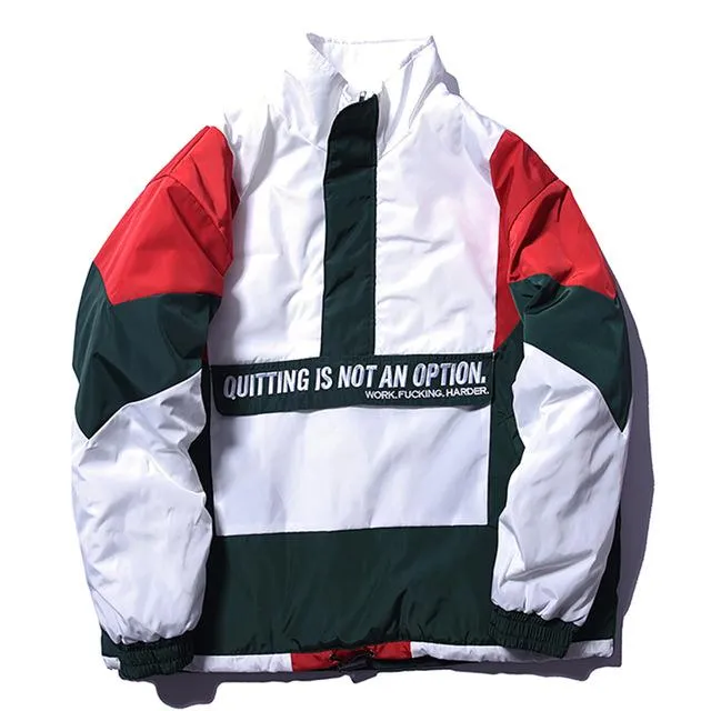 Quitting Is Not An Option Windbreaker Jacket