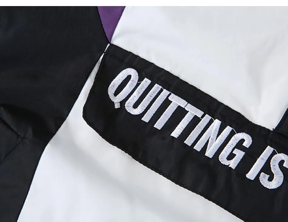 Quitting Is Not An Option Windbreaker Jacket