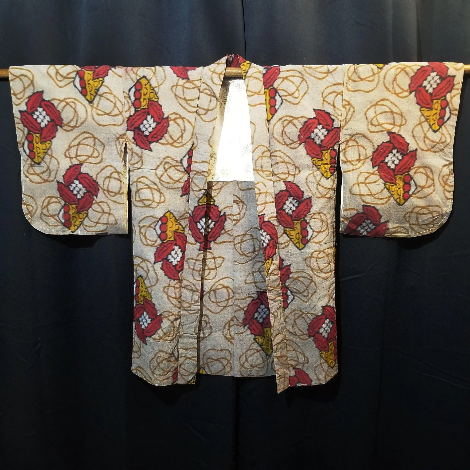 "Mochi Dango" Vintage Meisen Haori