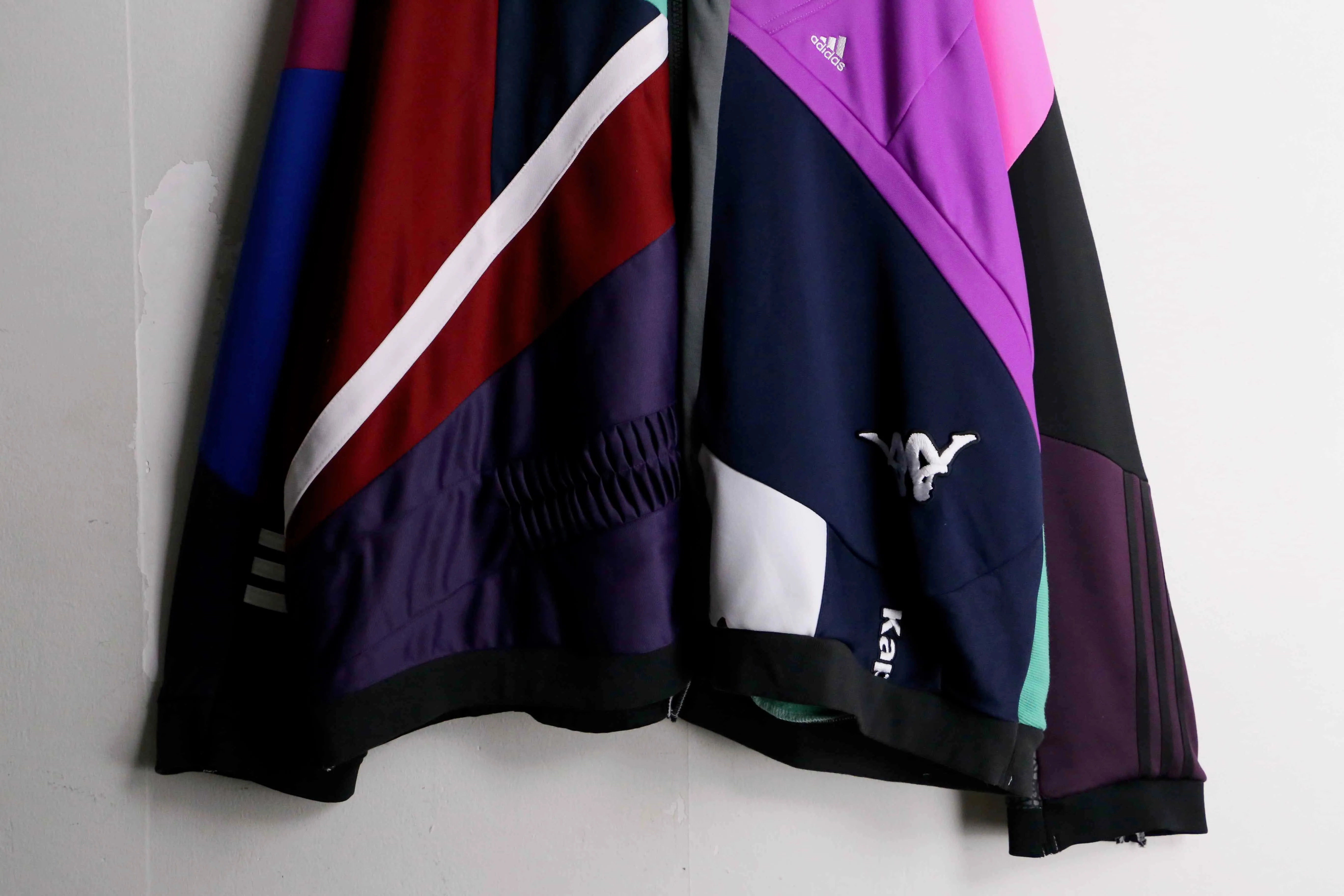 "Re:make" multicolored track jacket