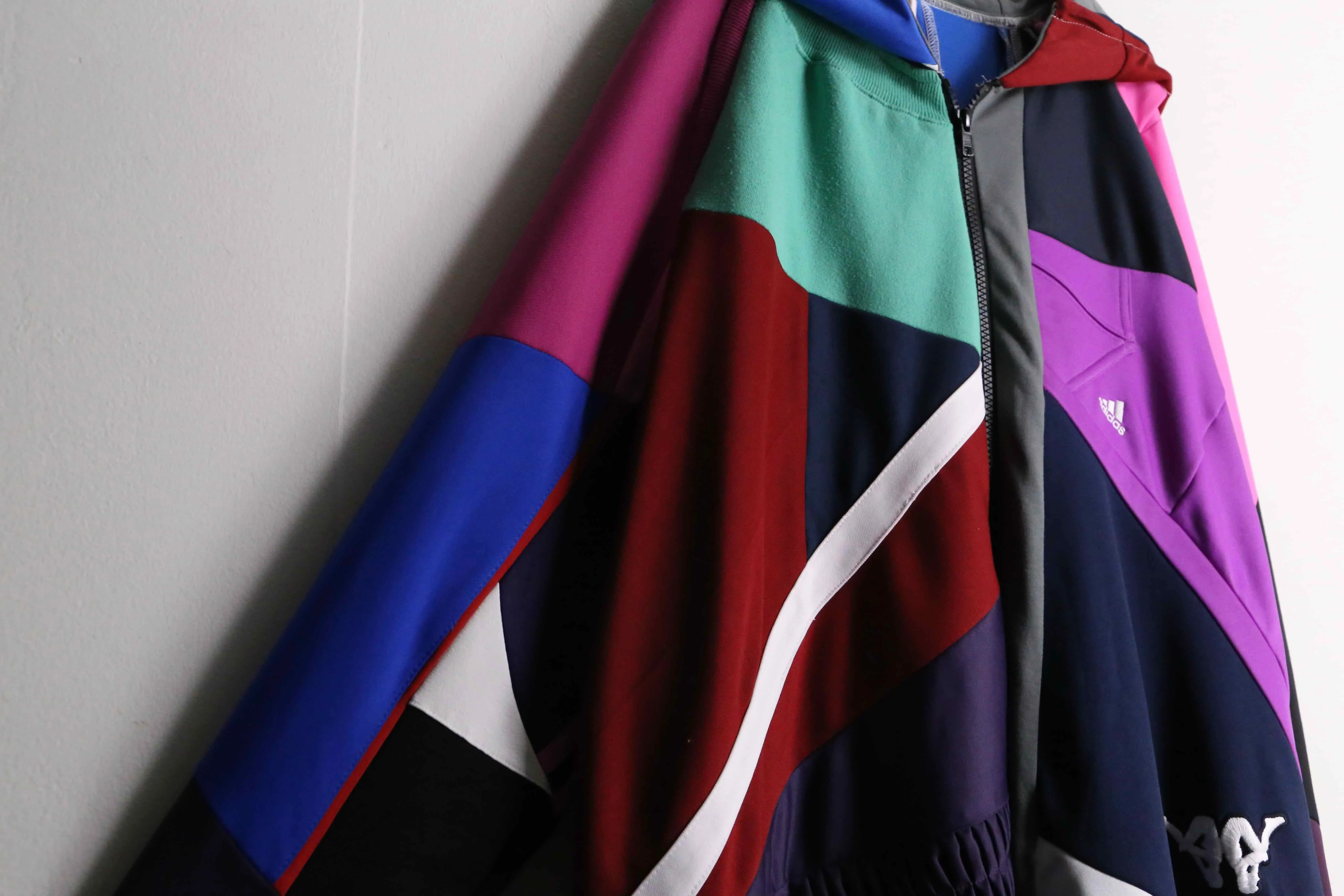 "Re:make" multicolored track jacket