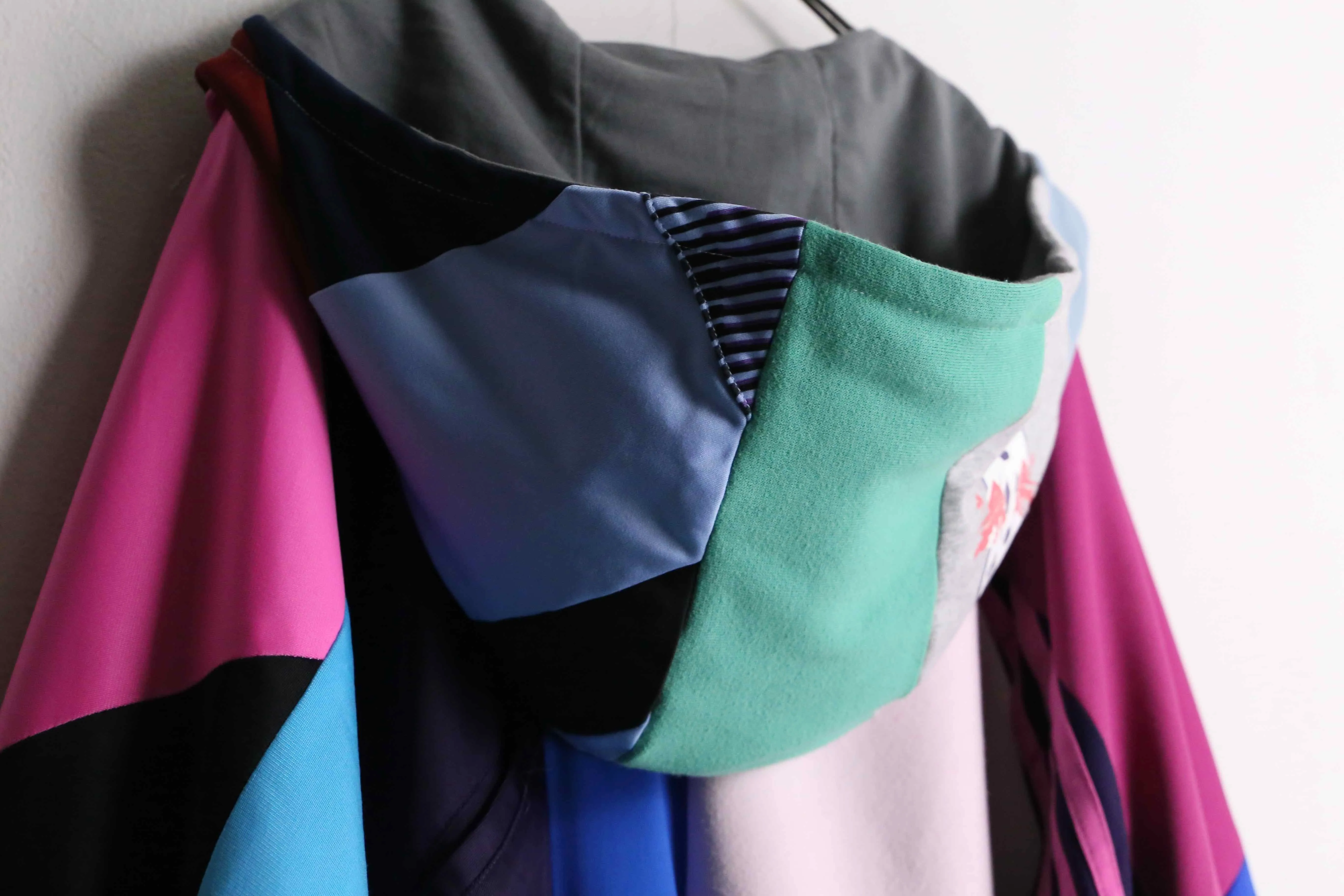 "Re:make" multicolored track jacket