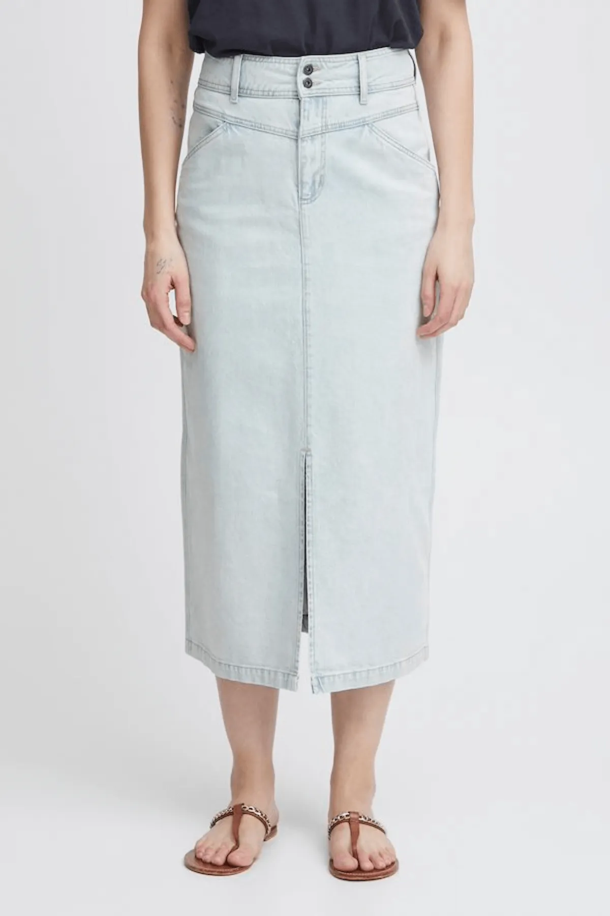 RACHEL SKIRT BLEACH BLUE