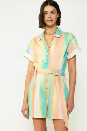 Rainbow Painterly Romper