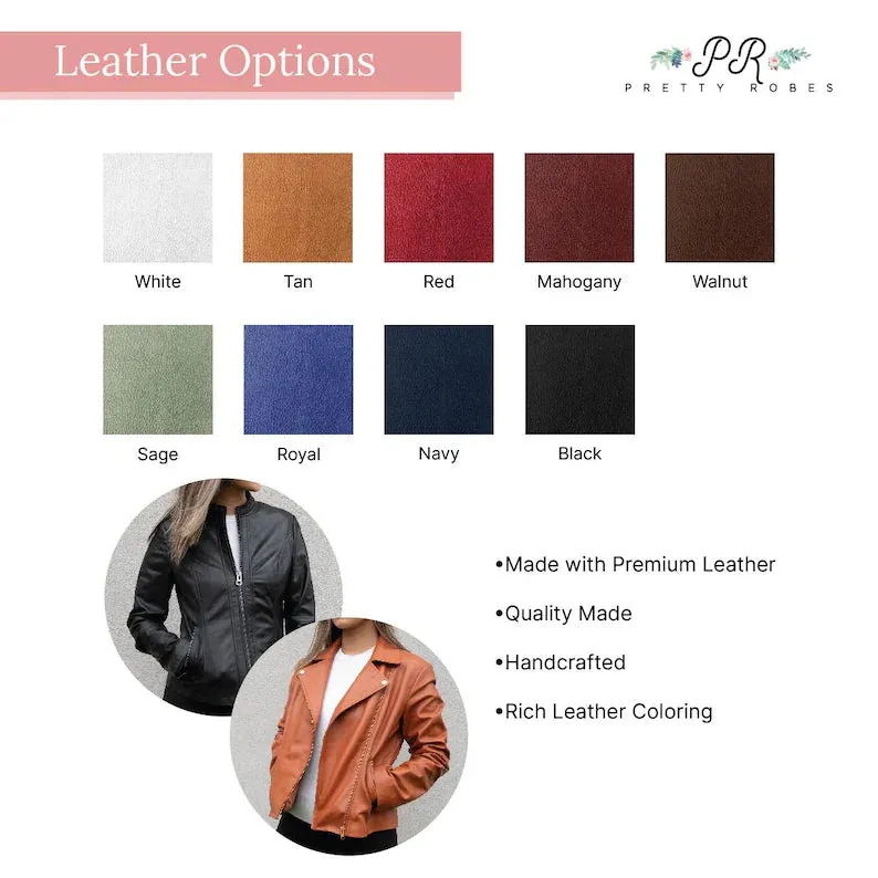 (Real Leather) To The Moon and Back Leather Jacket