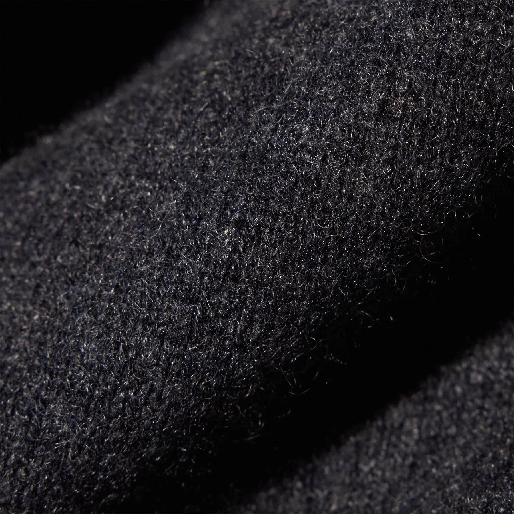 Recycled Cashmere Track Jacket - Coal