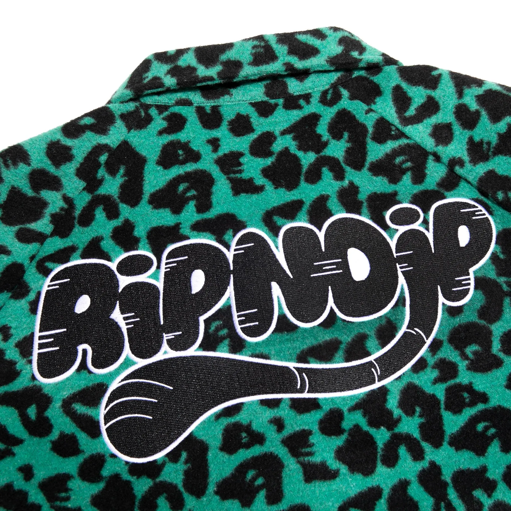 Ripntail Cheetah Coaches Jacket (Teal / Black)