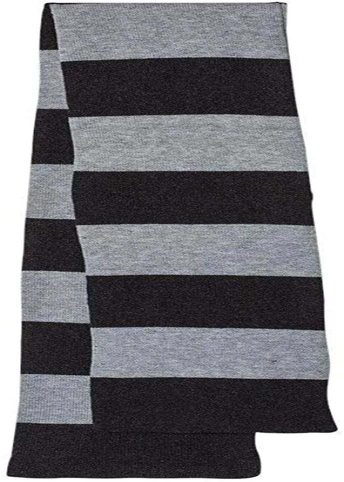 Rugby Striped Knit Scarf