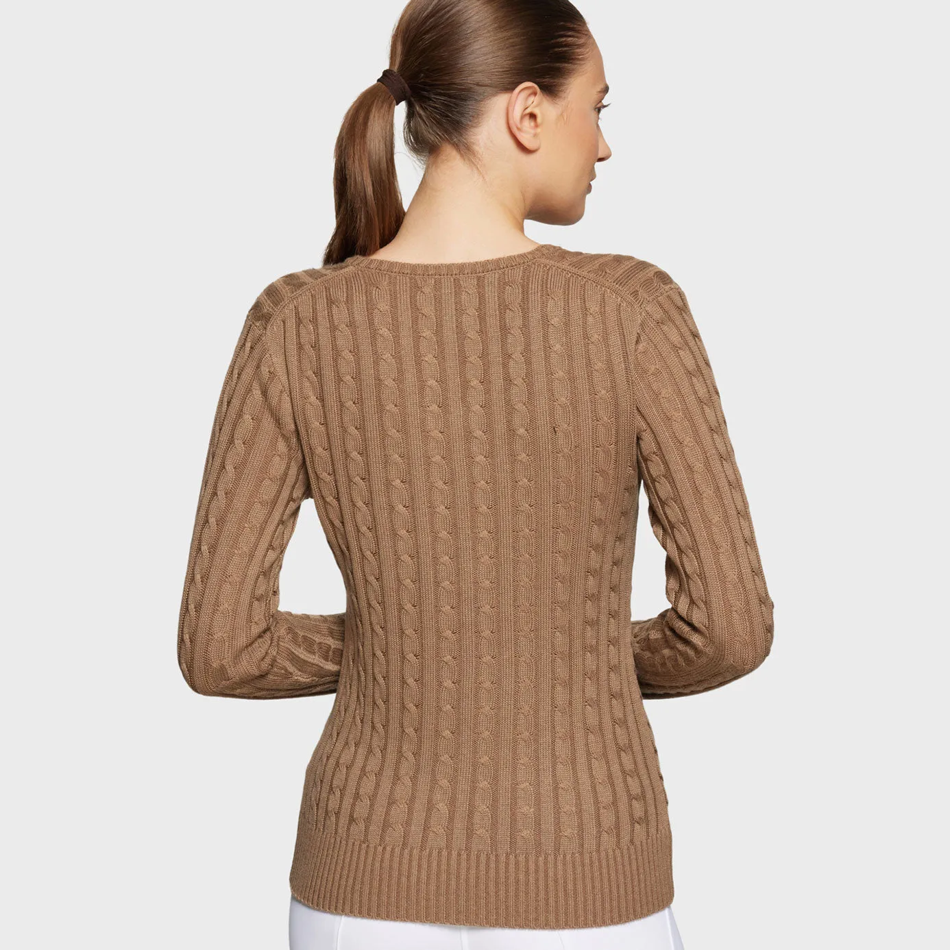 Samshield Lisa Winter V-Neck Sweater - Camel