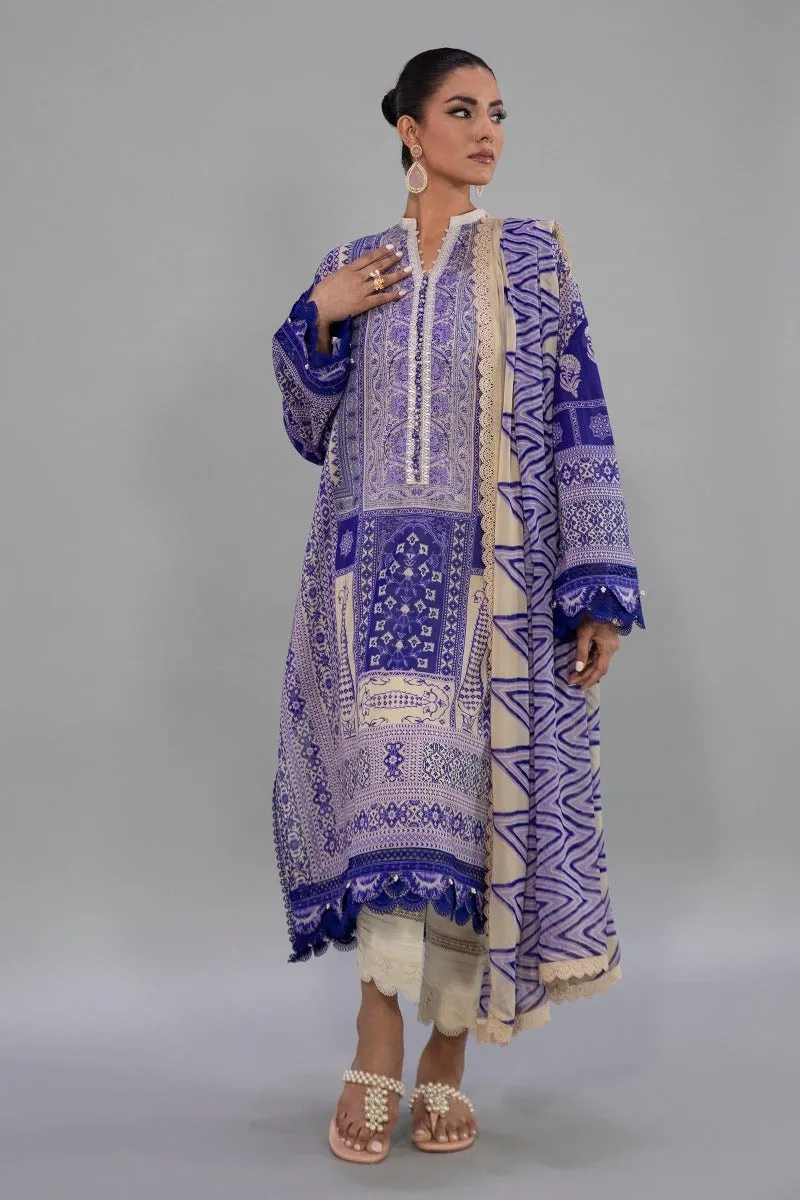 Sana Safinaz Mahay Lawn Collection 2022 – H221-002B-BI