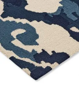 Sandersons Kasuri Rug Indigo