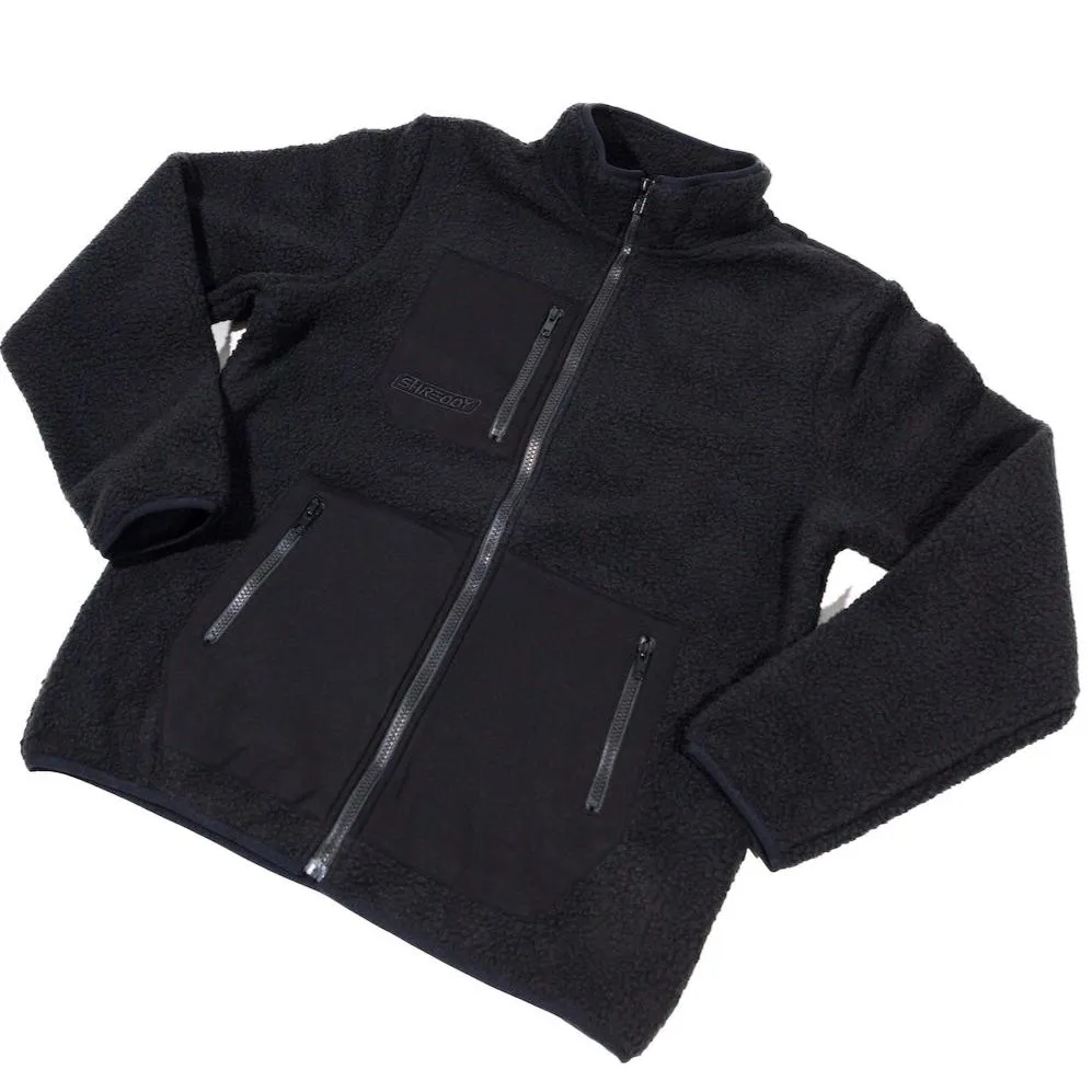 Sherpa Jacket Black/Black (Womens)