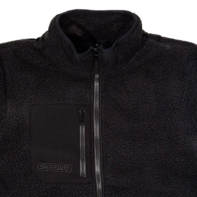 Sherpa Jacket Black/Black (Womens)