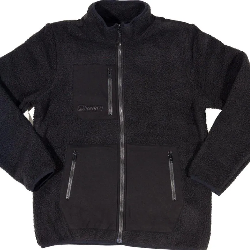 Sherpa Jacket Black/Black (Womens)