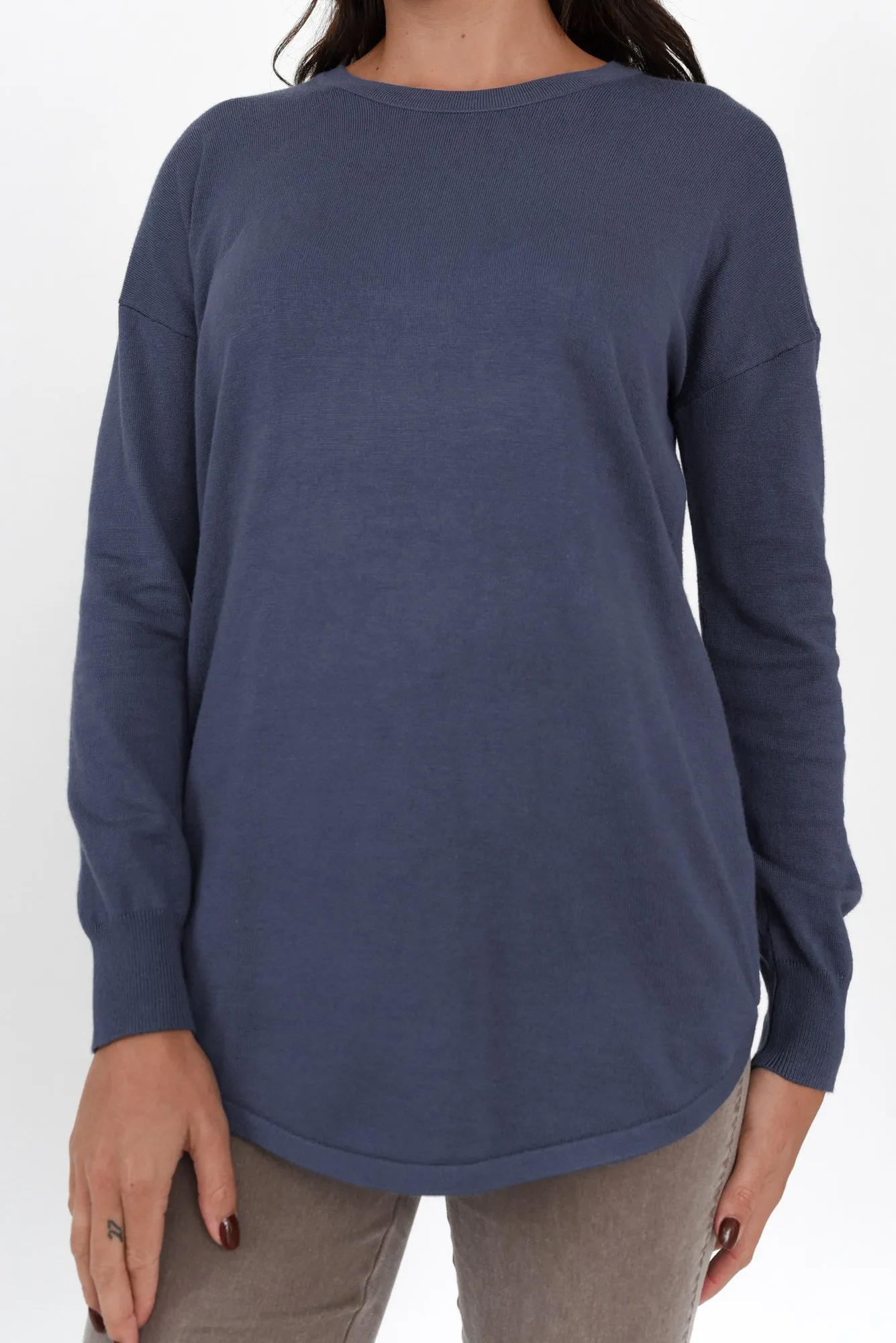 Sophie Deep Blue Knit Jumper