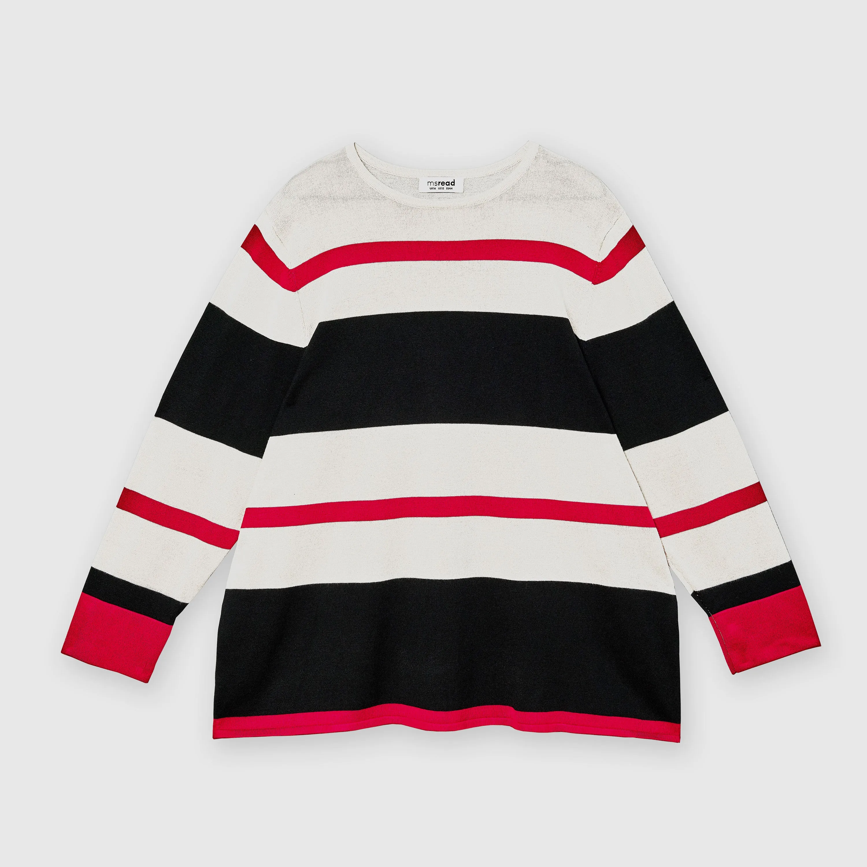 Stripe Long Sleeve Knit Top