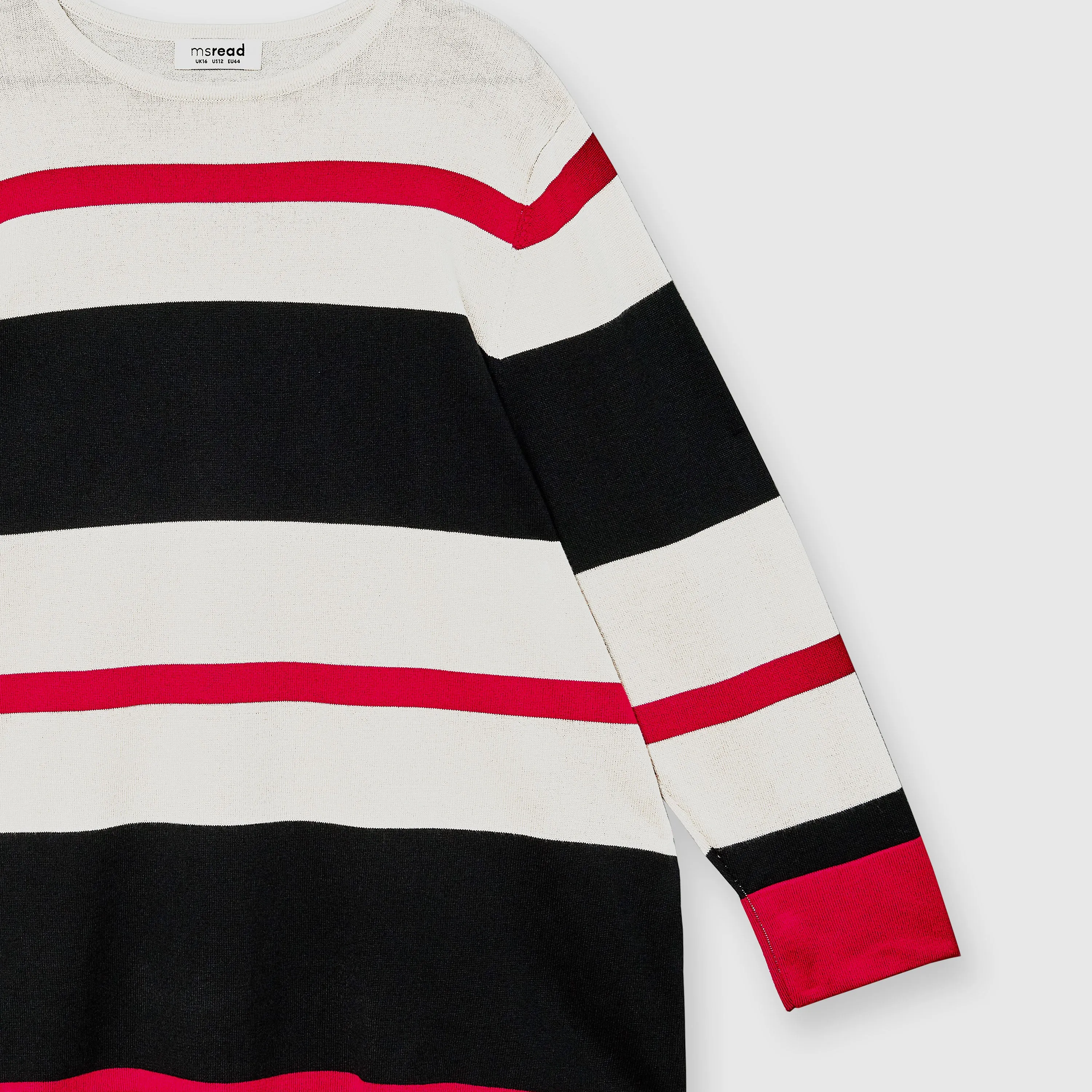 Stripe Long Sleeve Knit Top