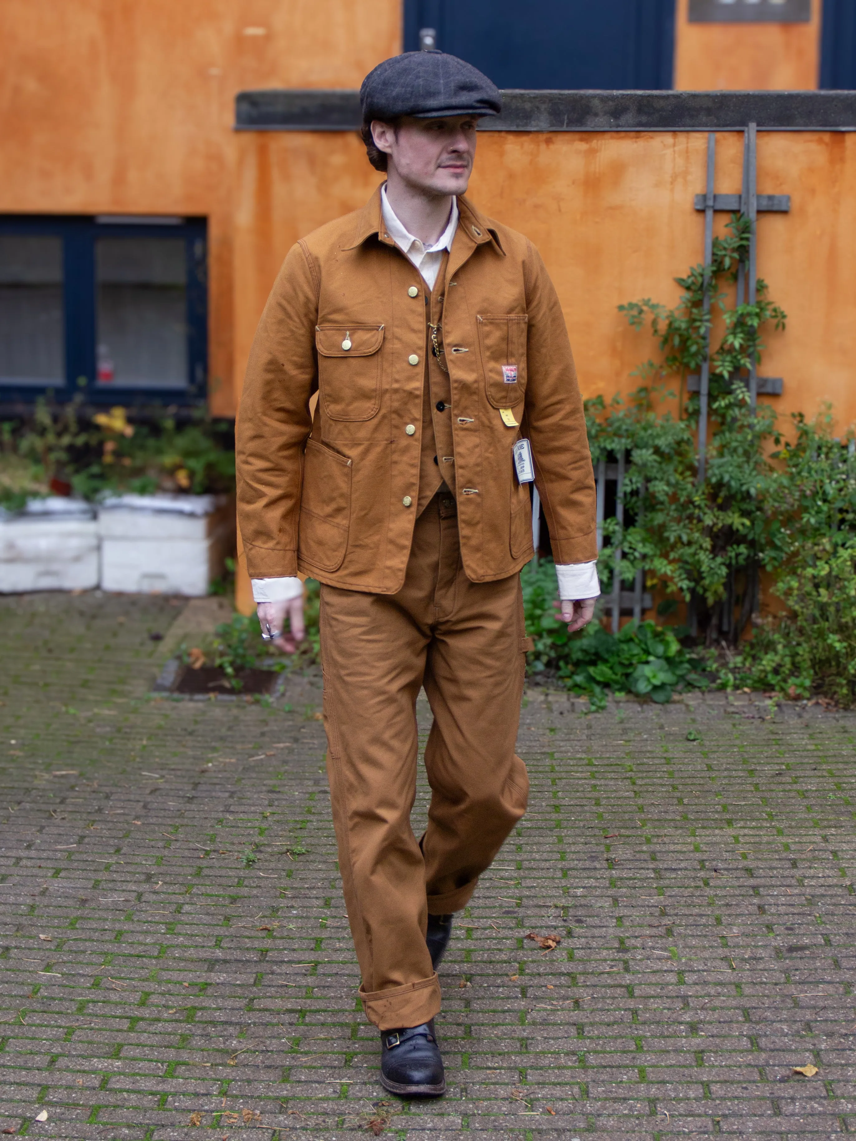 Sugar Cane, Work Coat, Brown Duck Canvas