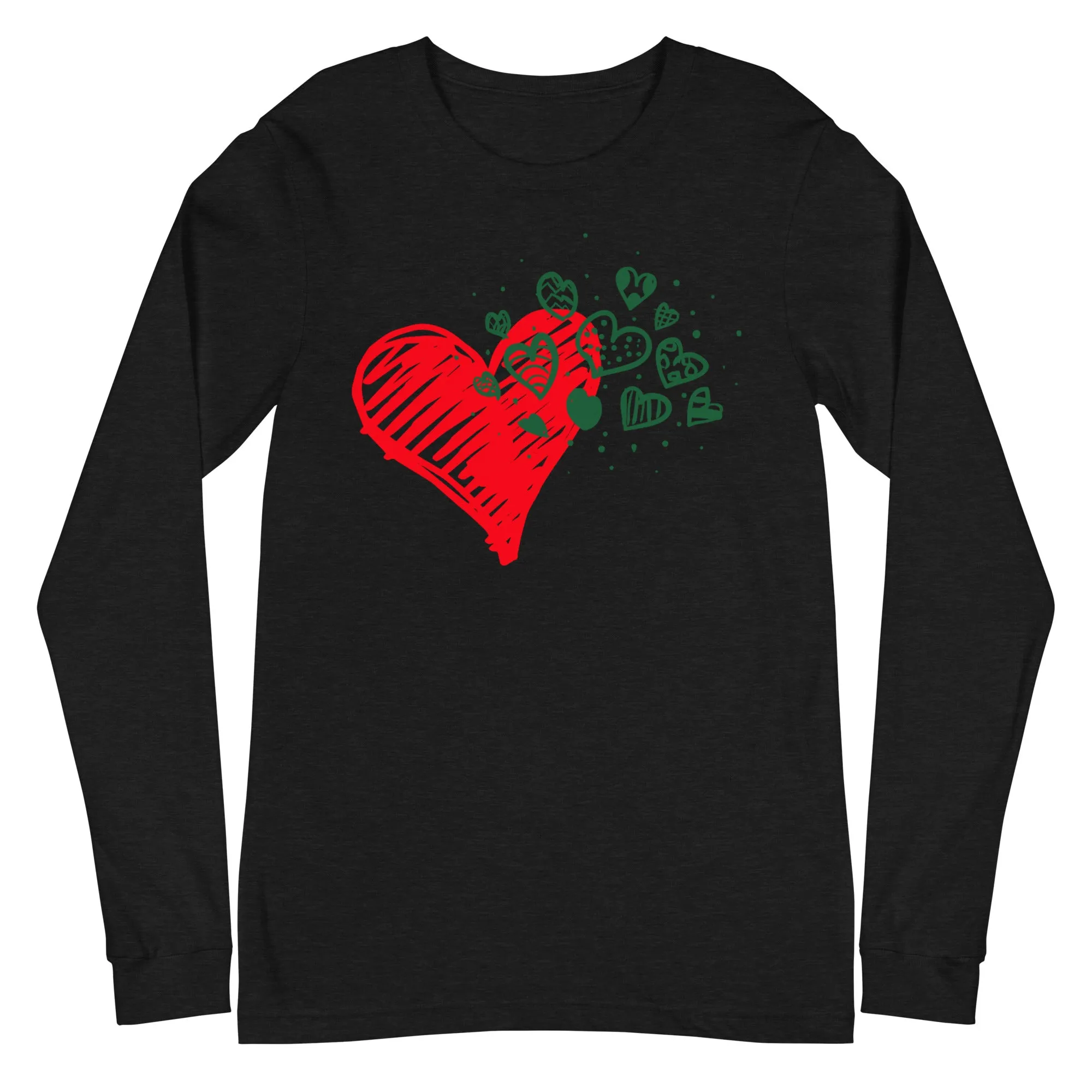 Sweetheart Hearts Unisex Long Sleeve Tee