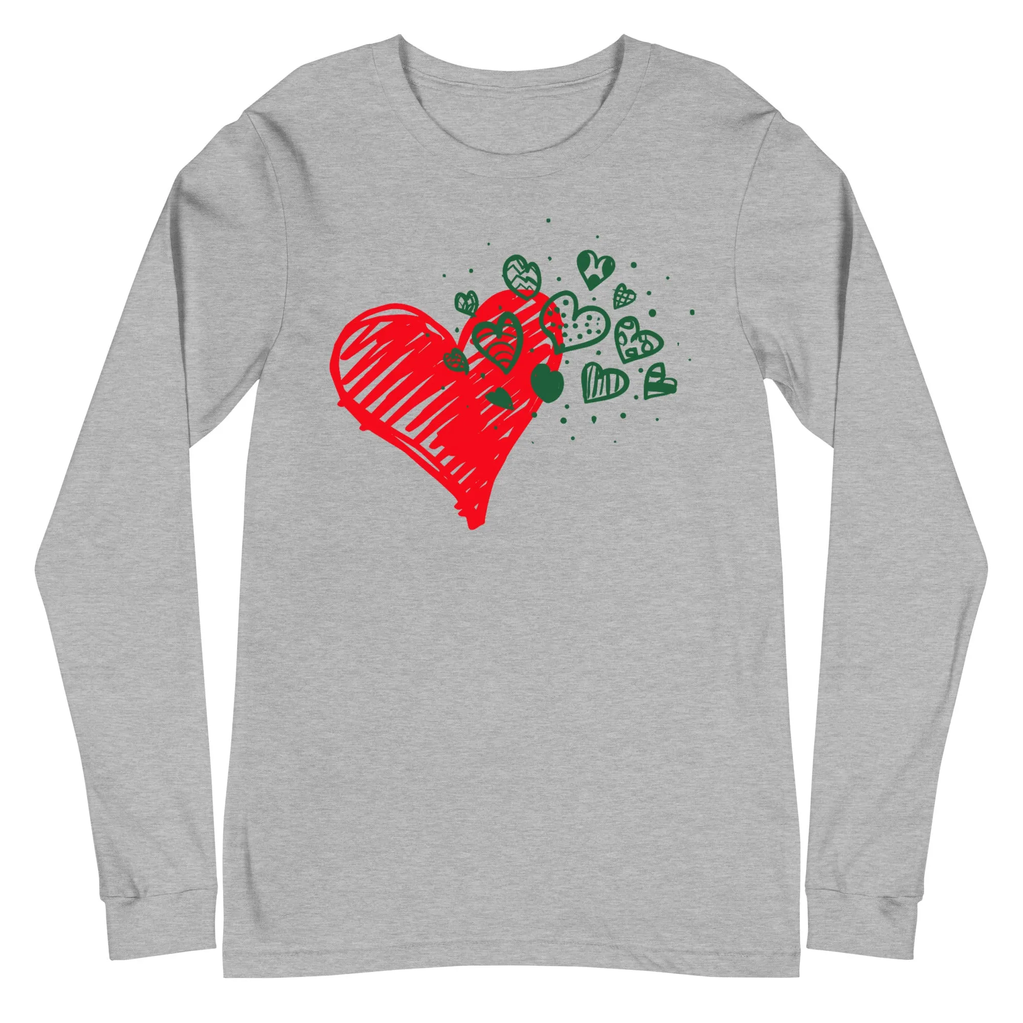 Sweetheart Hearts Unisex Long Sleeve Tee