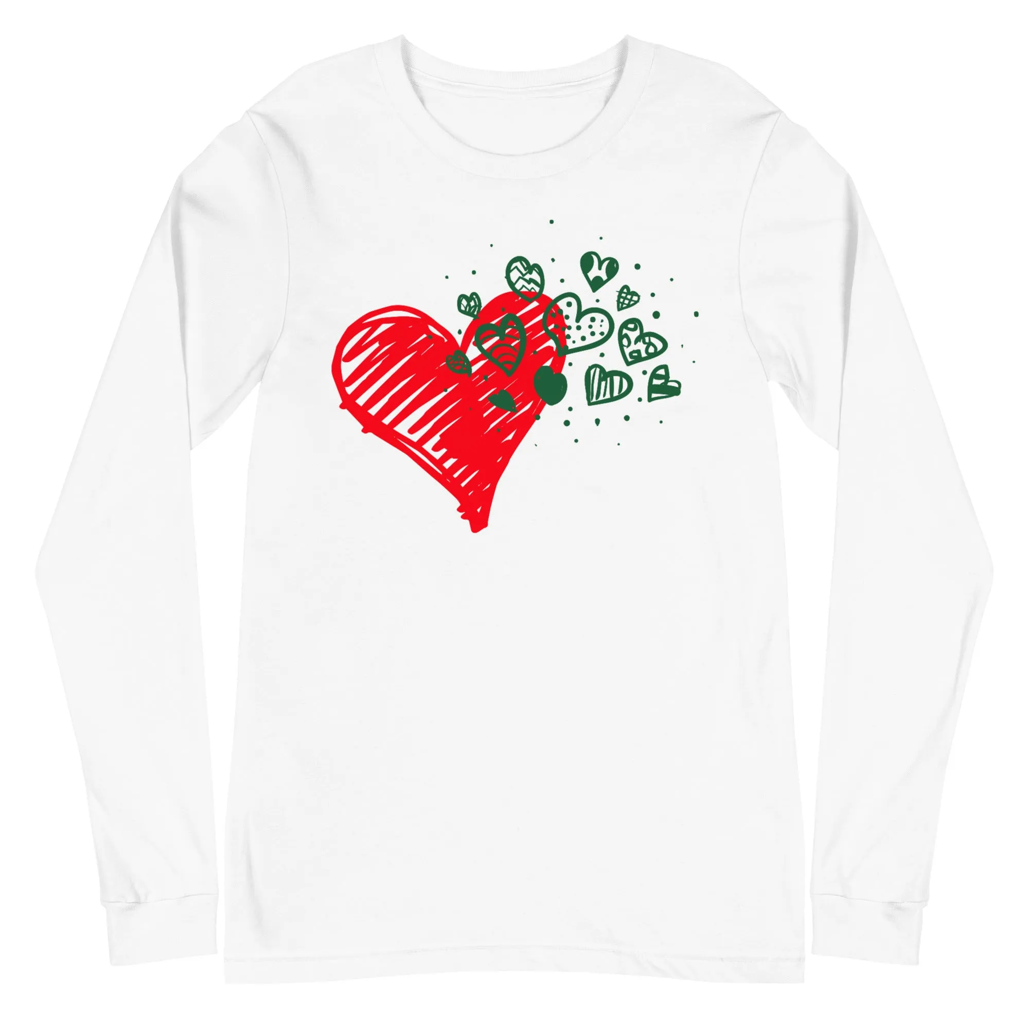 Sweetheart Hearts Unisex Long Sleeve Tee