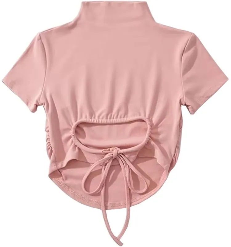 TEEK - Bottom Back Drawstring Top