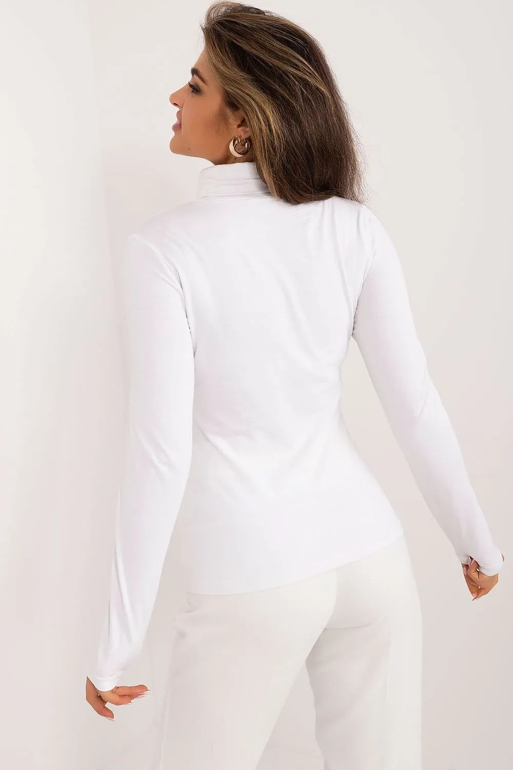 TEEK - Easy Smooth Paired Turtleneck Blouse