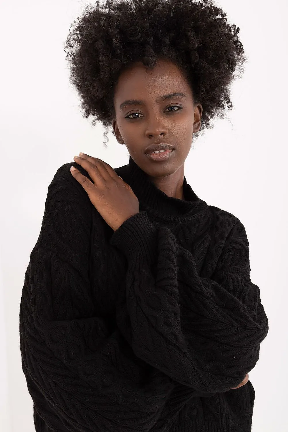 TEEK - Llifted Textured Turtleneck Sweater