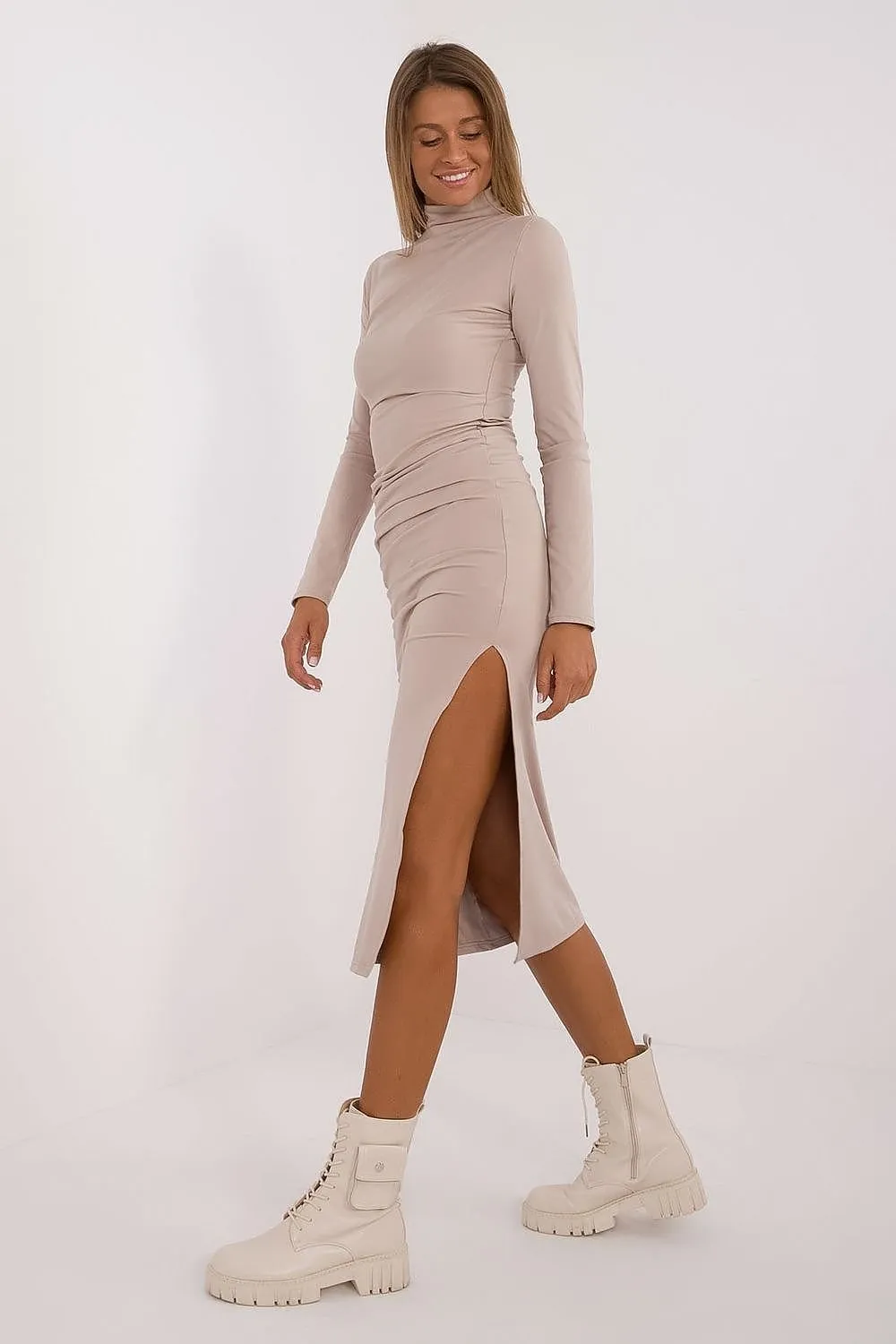 TEEK - Turtleneck Pencil Dress