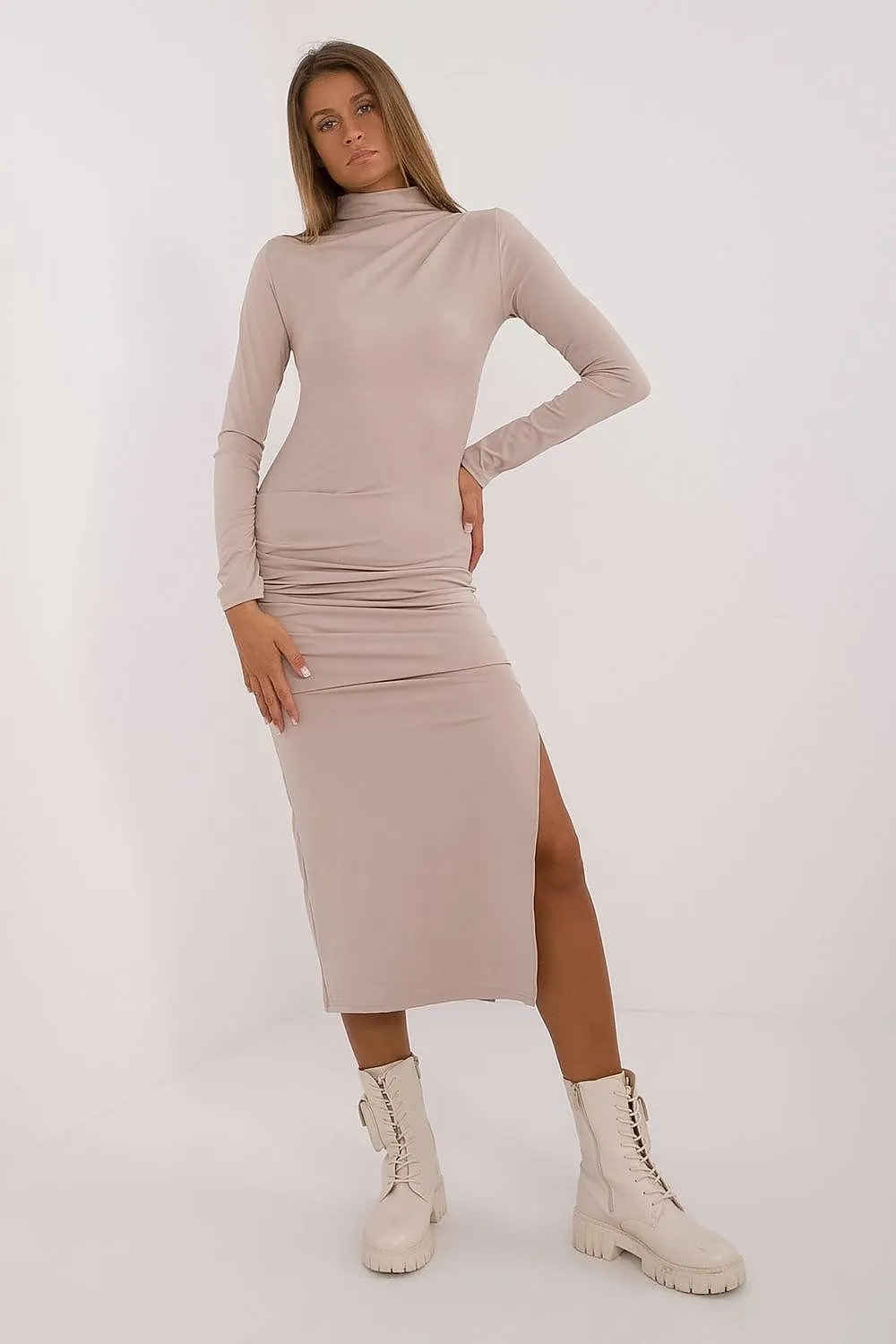 TEEK - Turtleneck Pencil Dress