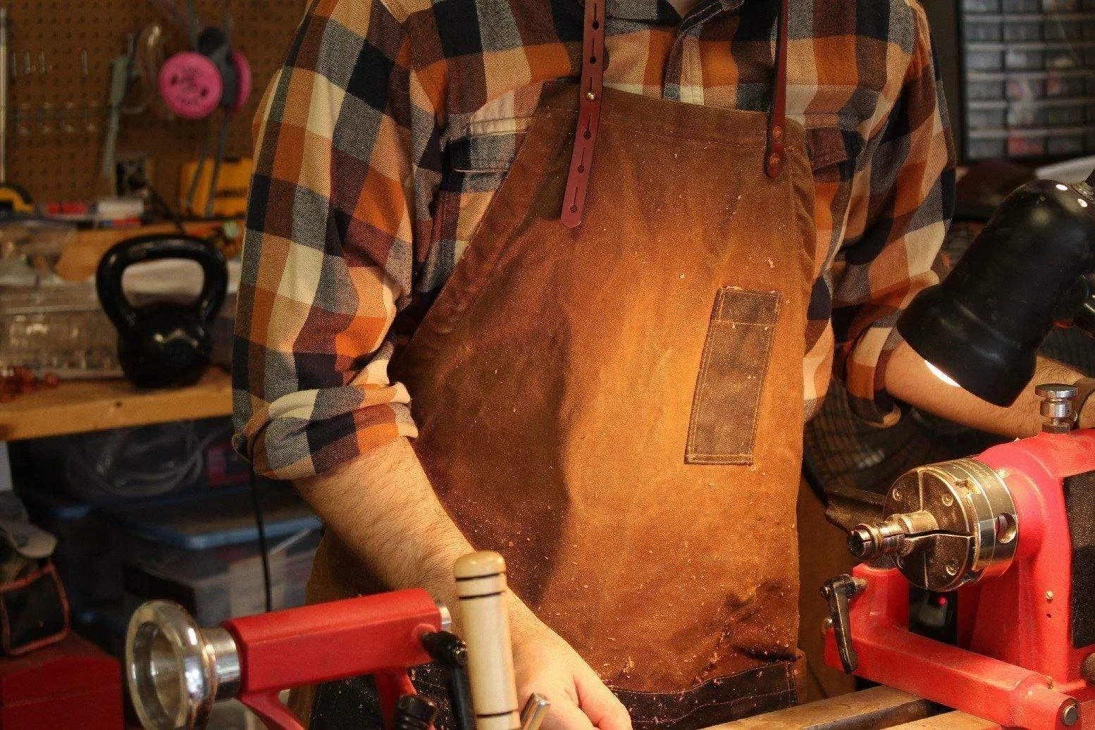 The Charles Waxed Canvas Apron by Sturdy Brothers