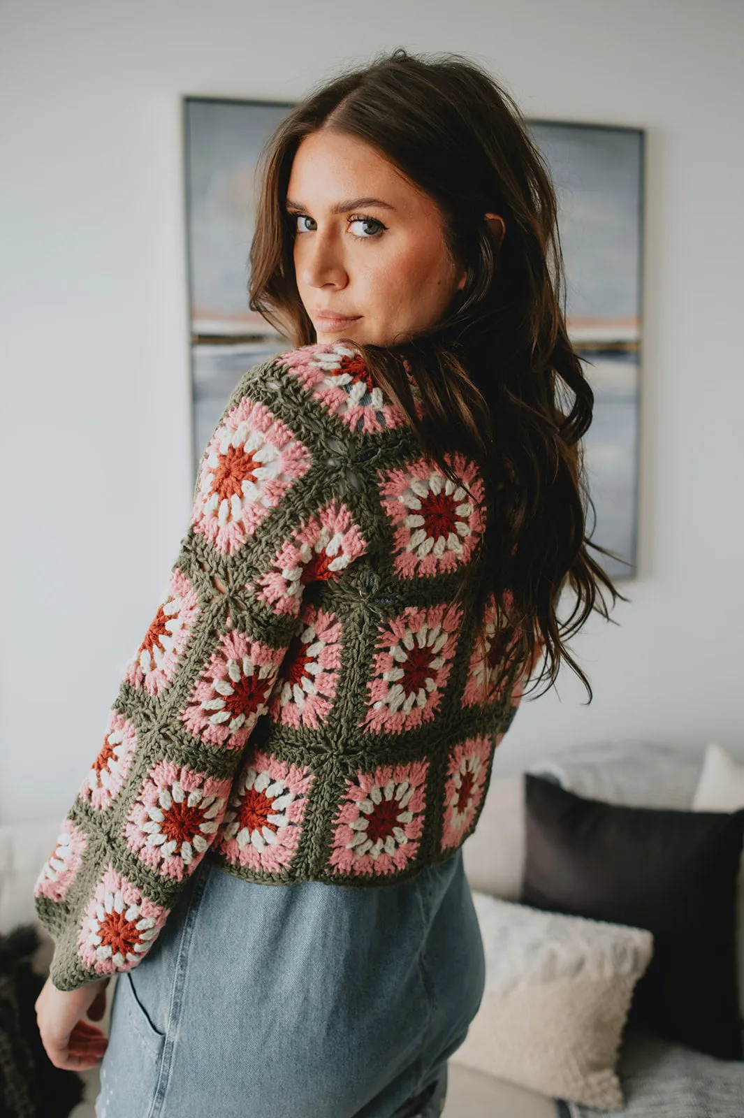 The Whoopsie Daisy Crochet Cardigan