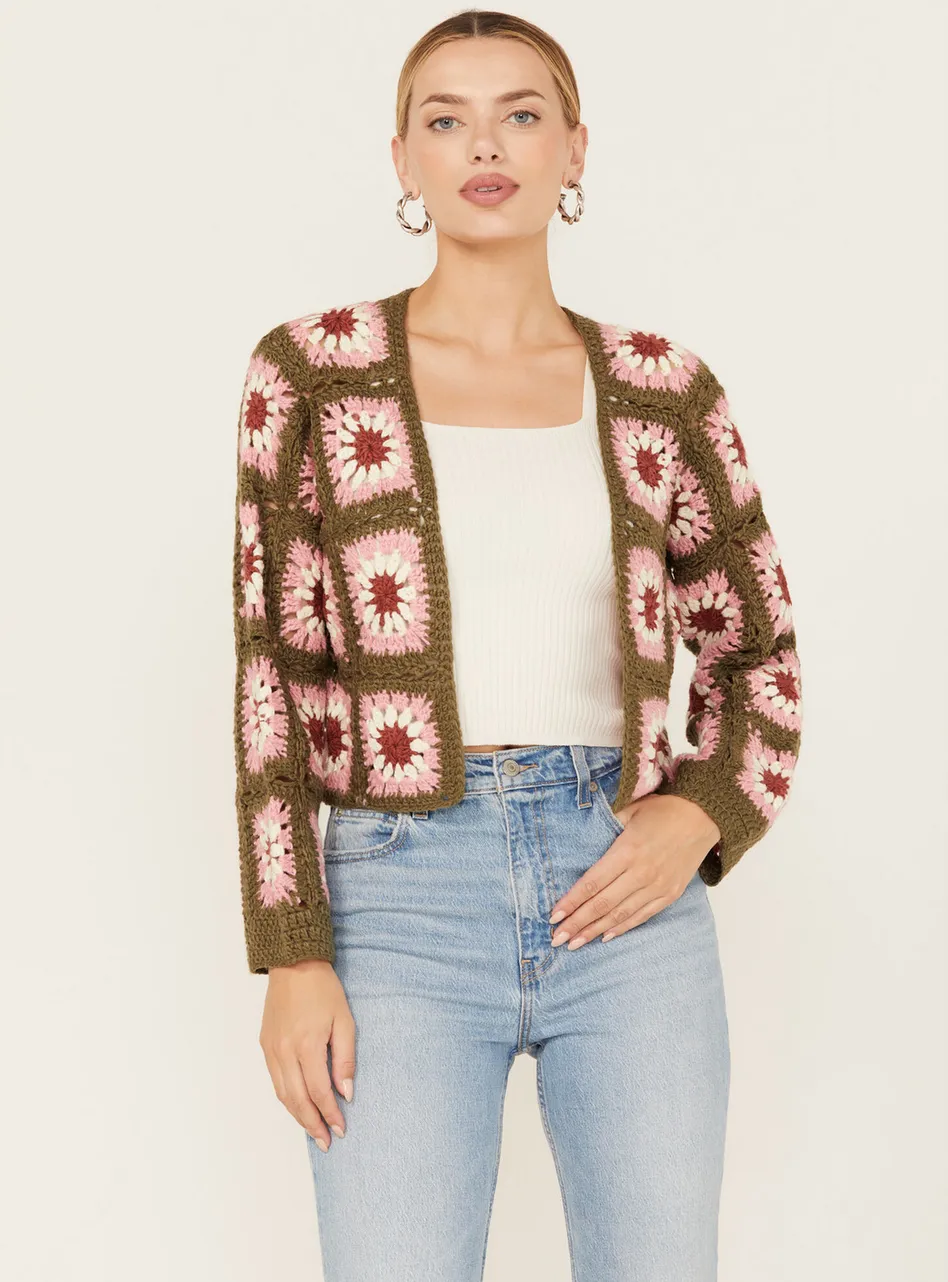 The Whoopsie Daisy Crochet Cardigan