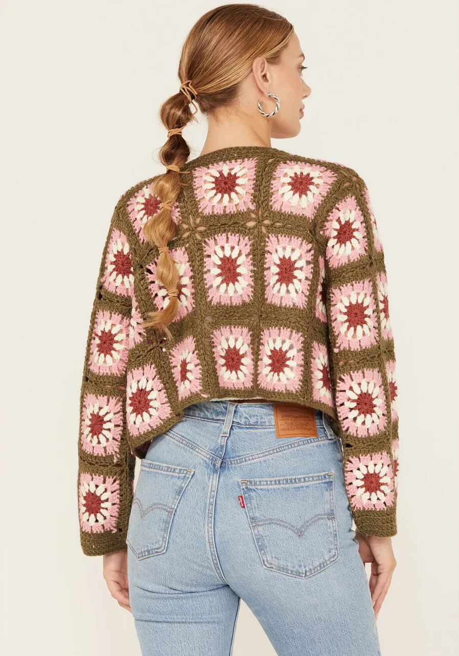 The Whoopsie Daisy Crochet Cardigan