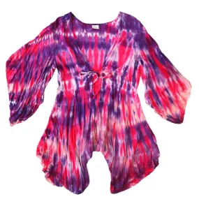 Tie Dye Women's Kimono Jacket